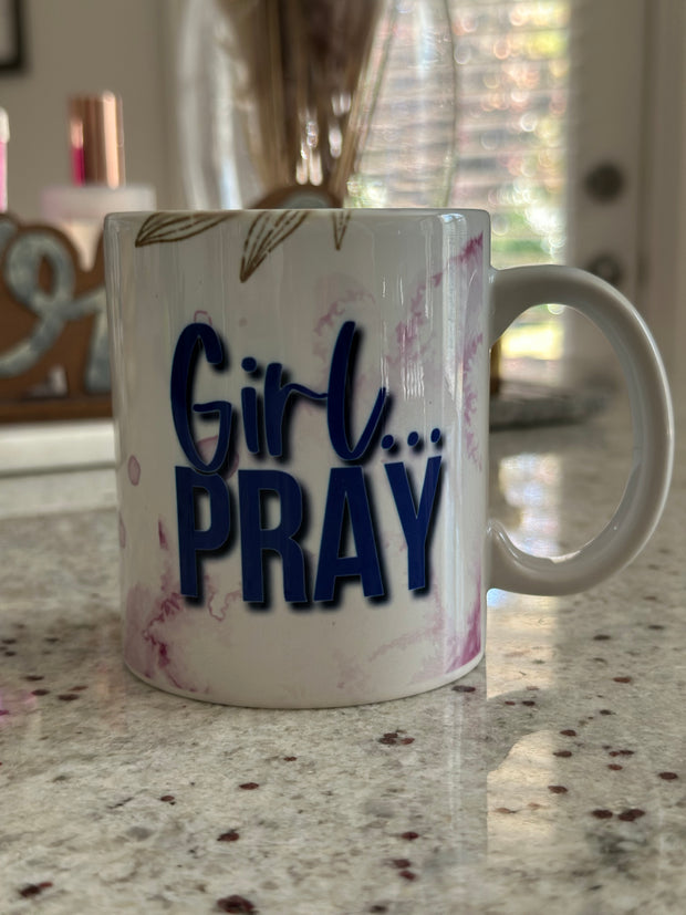 Girl Pray Mug
