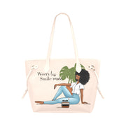 Smile More Canvas Tote Bag