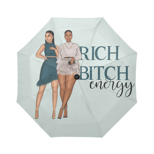 Rich Bitch Energy Auto-Foldable Umbrella