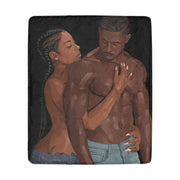 Melanin Couple Ultra-Soft Micro Fleece Blanket 50"x60"