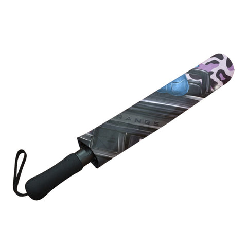 Boss Babe Barbie Semi-Automatic Foldable Umbrella