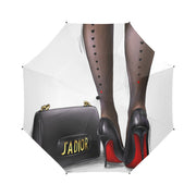 High Heels Semi-Automatic Foldable Umbrella