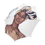 Melanin Queen Semi-Automatic Foldable Umbrella