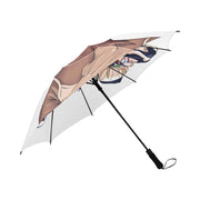 Melanin Queen Semi-Automatic Foldable Umbrella