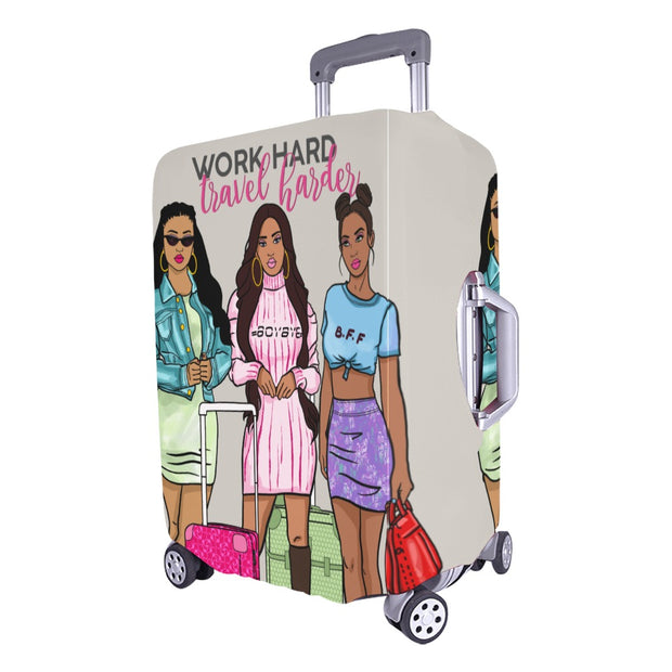 Travel Harder Luggage Cover