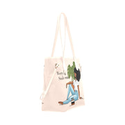 Smile More Canvas Tote Bag