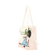 Smile More Canvas Tote Bag