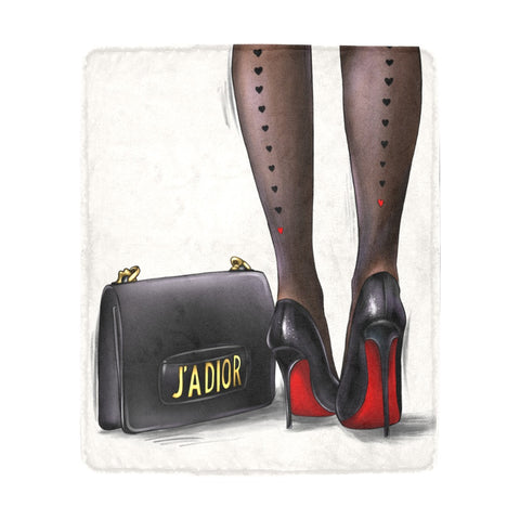 High Heels Ultra-Soft Micro Fleece Blanket 50"x60"