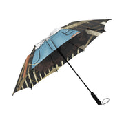 Self Made Queen Semi-Automatic Foldable Umbrella