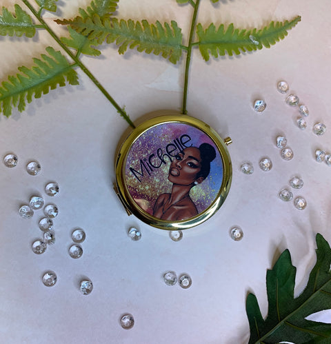Personalized Compact Mirror.