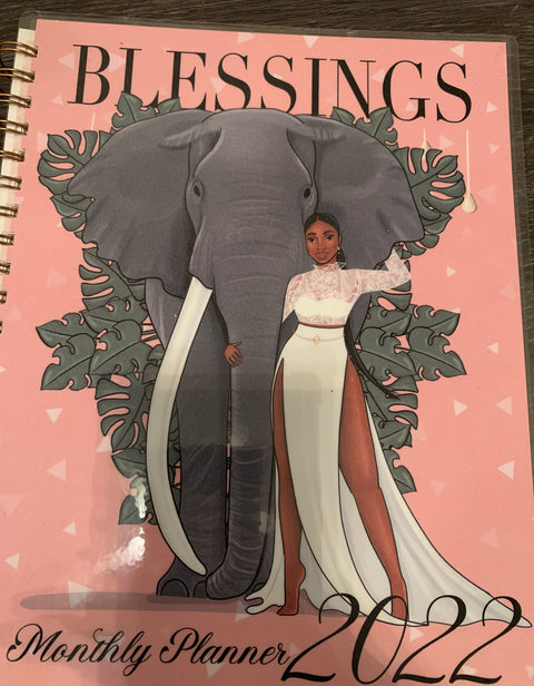 2022 Black Girl Planner, Black Woman planner, Notebook