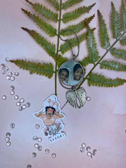 Angel Wing Car Charm