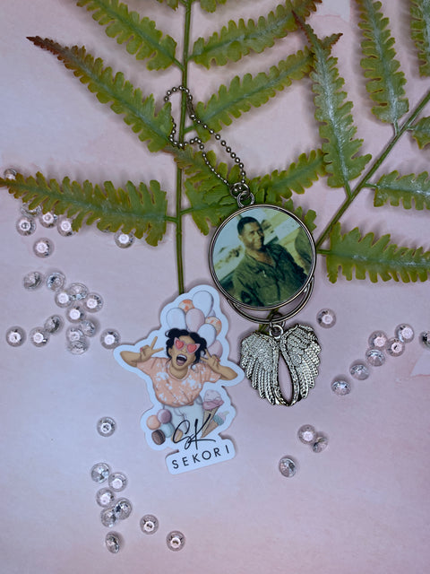 Angel Wing Car Charm